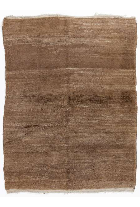 Bronz renkli doğal yün Konya Tülü Halısı, Geleneksel Konya Halısı. % 100 yün el yapımı halı