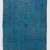 155 x 240 cm Gök Mavisi Renkli Eskitilmiş Overdyed Eldokuması Türk Halısı