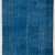 175 x 272 cm Mavi Renkli Eskitilmiş Overdyed Eldokuması Türk Halısı