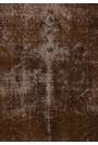 118 x 194 cm Kahverengi Eskitilmiş Overdyed Eldokuması Türk Halısı