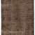 197 x 293 cm Kahverengi Eskitilmiş Overdyed Eldokuması Türk Halısı