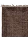 185 x 275 cm Kahverengi Eskitilmiş Overdyed Eldokuması Türk Halısı