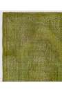 Yeşil Overdyed Halı 119 x 223 cm Eldokuması Türk Halısı, Yeşil Eldokuması Overdyed Halı