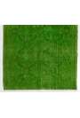 121 x 209 cm Yeşil Eskitilmiş Overdyed Eldokuması Türk Halısı