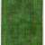 128 x 215 cm Yeşil Eskitilmiş Overdyed Eldokuması Türk Halısı