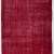 121 x 206 cm Kırmızı Renkli Eskitilmiş Overdyed Eldokuması Türk Halısı