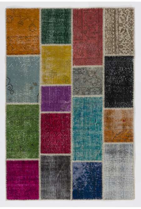122x183 cm Çokrenkli PATCHWORK Halı