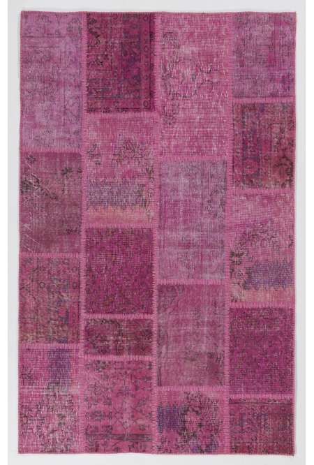 152x245 cm Açık Pembe PATCHWORK 