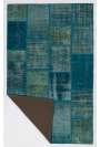 152x245 cm Turkuaz Mavi Renk PATCHWORK Halı