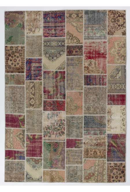 200x300 cm Naturel boyasız PATCHWORK Halı