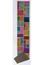 3' x 22' Multi-Color Patchwork Runner Rug